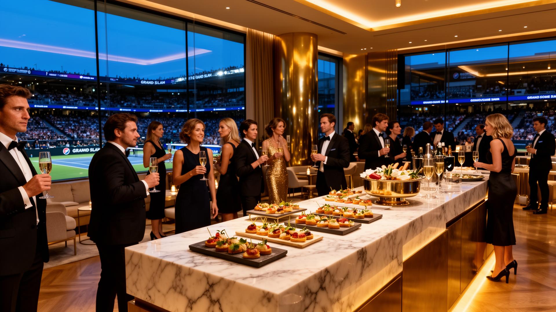 Le Pavillon hospitality lounge